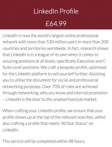 LinkedIn Profile - taylor cvs reviews